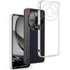 REY Cover in Gel TPU Trasparente per ZTE Nubia Focus PRO 5G, Ultra Sottile 0,33 mm, Morbido Flessibile, Custodia Silicone