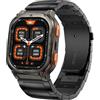 Blueshaweu Cinturino da 22 mm, compatibile con KOSPET TANK M3 1,96''/T3 1,43, classico cinturino in acciaio inox per smartwatch KOSPET TANK M3/T3