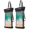 ProCase 2 Pezzi Custodia Impermeabile Smartphone[30M/IPX8], Cover Subacquea per iPhone 17/16/15/14/13/12/11 Air Pro Max Mini SE XR XS, Galaxy A15/A54/A34/A25/S23/S24, Xiaomi Redmi, Huawei Fino a 7,0