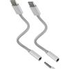 HOYULLI Adattatore per cuffie da USB C a jack da 3,5 mm (2 pezzi) Dongle maschio di tipo C per iPhone 16 15 Pro Max compatibile con Samsung iPad Android Audio DAC cavo adattatore per cuffie Apple AUX