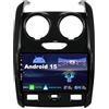 Generic SXAUTO Android 14 IPS Autoradio Per Renault duster (2015-2017) - 2G+32G - Senza fili Carplay & Android Auto - GRATUITI Telecamera - DAB Fast-boot Volante 4G WIFI BT Split-Screen - 2 Din 9 Pollici