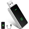 Crebeau Adattatore wireless Carplay per iPhone, super veloce aggiornamento da Wired CarPlay a Wireless, Plug and Play, mini e stabile, adattatore Carplay per Apple