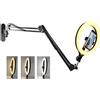 AYIZON Supporto per telefono da parete con luce ad anello, 28 cm, luce per selfie con braccio a parete compatibile con Samsung e iPhone 16 15 14 13 12 11 Xr Xs X pro max