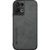 Kepuch Silklike Cover per Oppo Reno 8 - Custodia Case Piastra Metallica Incorporata per Oppo Reno 8 - Nero
