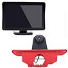 Berlingan 〔Kit telecamera per retromarcia〕4.3'' Monitor LCD + Obiettivo da 12 mm CMOS Telecamera posteriore per auto HD 3° freno per Peugeot Expert/Fiat Scudo/Citroen Jumpy 2007 - 2016