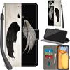 Haninsuze Cover per Xiaomi Redmi 13C 4G/5G Custodia Cover Pelle Libro Portafoglio con Porta Carte Magnetica Protezione Antiurto Cuoio Flip Case Custodia Cover per Poco C65, ala