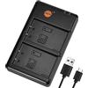DSTE BCM-5 Batteria USB Dual Caricatore Compatibile per PS-BLS1, BLS-1, PS-BLS5, BLS-5, BLS-50, Fujifilm NP-140, Olympus E-400 E-410 E-P1 E-P2 E-P3
