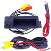 micblaco Telecamera posteriore con avviso per BMW, 1080P 170° HD AHD, telecamera posteriore per retromarcia, kit pulsante maniglia per BMW E60 E61 E82 E88 E90 E91 E92 E92 E93 X5 E70 X6 E71 E72 X1 E84