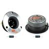 Generico KIT SET PER SP AUDIO SPTW28 TW28 2 tweeter ultra slim da 100 watt rms e 200 watt max, da 9,40 cm di diametro, 107 db, profondità solo 4,2 cm, a coppia + condensatori omaggio