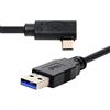CY Cavo USB 3.1 di tipo C USB-C a USB 3.0 dati 5Gbps cavo di alimentazione 90 gradi tipo ad angolo sinistro destro per fotocamera VR laptop (300 cm)