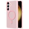 2NSPDRGNI Magnetico Cover Compatibile con Samsung Galaxy S23 Plus,Traslucida Matte Sottile Custodia Case,Pink