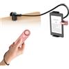 hogance Supporto per Kindle, Includi Telecomando Pagina Turner (HKRC004, Rosa), Supporto Regolabile per Leggere a Letto e Telecomando RF Volta Pagina per Kindle/iPad/Tablet, Regalo per i Lettori