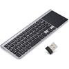 Bewinner Mini Tastiera Wireless con Touchpad - Portatile e Sottile per PC, Notebook e TV Box - Multi Dispositivo - 2,4G Ricevitore USB - Design Palmare Universale
