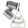 KUYiA Mini Microscopio Tascabile 60x Zoom per telecamera cellulare con uv rilevatore di valuta