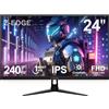 Z Z-Edge Z-Edge Schermo PC Gamer 24'' 240 Hz, Pannello IPS, 1ms, FreeSync, FHD (1920x1080), Monitor Gaming 16:9, Inclinazione Regolabile, 2× HDMI 2.0 & 2× DP1.4, 350 cd/m², HDR10, VESA 75×75 mm