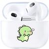 AKABEILA Custodia Carina AirPods 3 Caso Compatibile con Apple Wireless AirPods 3 dinosauro Carino Custodie Per Ragazze Custodie Silicone Antiurto Protezione Completa
