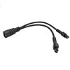 HangTon UPS PDU a Laptop Computer Adattatore AC Cavo di alimentazione Y Splitter Cavo IEC320 C14 a 2X C5 Mickey Mouse per 250V 2.5A 12