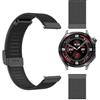 GIOPUEY Cinturini Compatibile con Oppo Watch X2, Cinturino in Acciaio Inossidabile Intrecciato [Resistente all'Usura] - Black