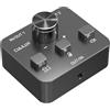 Cubilux AS-J3 - Commutatore audio/microfono da 3,5 mm con interruttore muto, bidirezionale 2 in 1 out o 1 in-2-out 1/8 stereo AUX e microfono mono selettore di segnale per PC, laptop, computer,