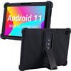 MEMELOKA Cover per TCL Tab 8V 8 Pollici, Custodia Antiurto in Silicone Morbido Protettiva con Supporto[Protezione da Caduta], Nero