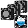 WINSINN Ventola 40mm 12V - Doppio Cuscinetto a Sfere 8000 RPM 4020 Ventola di Raffreddamento per Stampante 3D/PC/Automotive, Cavo 30cm con XH2.54-2PIN, Brushless 40x20mm (4Pz)