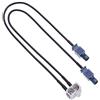 Keple Adattatore Per Auto Dual Fakra Di Keple | Connettore Antenna Veicolo Doppia Fakra Per Radio Di Terza Generazione | Adattatore Twin Fakra