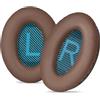 Aurivor Cuscinetti auricolari di ricambio per cuffie Bose Quiet-Comfort QC 35 (ii) 25 15 2, cuscinetti aggiornati per cuffie Around-Ear QC35 (ii) AE2 QC25 QC15 QC2 SoundTrue/SoundLink AE2i/AE2w