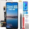 YHX-OU 6.21'' Nero Schermo per Huawei P Smart 2019 P Smart 2020 LCD Display Touch Screen Digitizer Ricambio Assembly con Utensili Inclusi+Vetro temperat