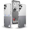 GIOPUEY Cover Compatibile con Nothing Cmf Phone 2 PRO, Materiale PC Rigido Custodia, Comodo e Liscio al Tatto Case，Antiurto, Anti-Impronta - Silver/Grey