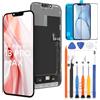 LADYSON Schermo LCD OLED per iPhone 13 Pro Max, ricambio schermo da 6,7 pollici [FULL HD] [COF] per iPhone 13 Pro Max Display LCD Touch Digitizer Assembly A2643, A2484, A2641, A2644, A2645 con strumenti (nero