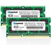 D DUOMEIQI 16GB Kit (2x8GB) PC3-12800 DDR3 1600MHz Unbuffered Non-ECC 1.35V CL11 2Rx8 Dual Rank 204 Pin SODIMM Computer Portatile Memorie Module Upgrade