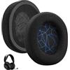 brileze 2 cuscinetti auricolari di ricambio per cuffie SteelSeries Gaming Headset Paraorecchie per cuffie wireless Arctis 1/3/5/7/7+/7P/7P+/7X/7X+/9/9X/Pro/Prime, tessuto nero con blu