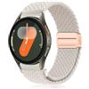 PaceBid 20mm Intrecciato Cinturino per Samsung Galaxy Watch 7/6/5/4 40mm, 44mm/Watch FE/Watch 6 Classic 43mm, 47mm, Nylon Sportivo Magnetico Elastico Watch Band per Galaxy Watch 42mm - Starlight