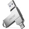 OSCOO 32GB Flash Drive Esterno, 3.1Gen1 Dual USB-C&A PenDrive, Leggere La Velocità Fino a 100MB/s, Memory Stick Per Smartphone, Mac E Tablet