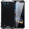 WDMYLFTW Custodia per Oukitel G3 + pellicola protettiva in pellicola temperata, trasparente, morbida, in silicone, flessibile, in TPU, colore nero
