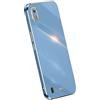 RankOne La Custodia del Telefono è Adatta per Samsung Galaxy A10 (6.2 Inches), Case per Cellulare in Silicone con Telaio Galvanico - Blu navy