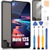 ARSSLY Schermo per Xiaomi Redmi Note 12S 4G 2303CRA44A 23030RAC7Y 2303ERA42L LCD Display Touch Screen Assemblea Sostituzione Schermo di Vetro Digitalizzatore con Riparazione Kit