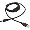 chenyang Cavo di prolunga per interruttore di alimentazione USB 2.0 maschio a DC 5,5 x 2,1 mm maschio con pulsante on/off interruttore di alimentazione DC 5 V cavo di prolunga 1 m