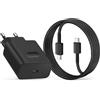 ANVSI Caricatore 45W per Samsung Galaxy S24/S24 Ultra/S24+/S23/S23 Ultra /S23+/S22/S21/S20/A55/A54/A53, Caricabatterie Rapido USB C Super Veloce con 2M Cavo