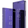 Jacyren Custodia in pelle compatibile con Samsung Galaxy A21S, a specchio, a 360°, con funzione leggio A21S, colore: viola