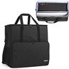Curmio Custodia per computer desktop con torre e monitor, Borsa da viaggio con tracolla per PC Borsa per PC, monitor, tastiera, cavo, mouse e accessori, Nero