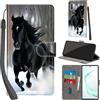 PHINIENLAND Cover per Samsung Galaxy Note 10 Plus Case PU Pelle Custodia [Kickstand] [Chiusura magnetica] [Slot per Schede], Portafoglio Flip Custodia per Samsung Note 10 Plus,Neve