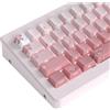 Hyekic PBT Keycaps personalizzati 135 tasti stampa laterale retroilluminato Cherry Profilo rosa sfumato Set ISO/UK Layout Cherry MX Switch