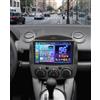 Hikity 4+64G 9 Autoradio Android 15 per Mazda 2 2007-2014 Wireless CarPlay | Touchscreen Wireless Carplay Autoradio 2 DIN GPS Navi Bluetooth WiFi FM/RDS Retrocamera DSP EQ USB 4+64G
