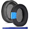 Adhiper I cuscinetti auricolari WH-XB910N sono compatibili con cuffie wireless Sony WH-XB910N, cuscinetti auricolari in tessuto di seta ghiaccio (nero/gel)