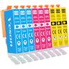 Veson CLI-526 Cartuccia D'inchiostro compatibile con Canon CLI 526 525XL per Canon MG5350 per PIXMA MG5150 MG5250 MG5140 MG5240 MG8240 IP4800 IP4850 IP4900 IP4950 MX885 (confezione da 9)