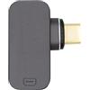 NFHK Adattatore convertitore magnetico angolato da USB-C tipo C a MINI DP Displayport Monitor Converter Adapter 4K 2K 60hz per telefono e laptop