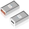 Duttek Adattatore da USB femmina a USB C femmina, confezione da 2, connettore da USB a USB, adattatore da USB 3.1 tipo C a USB, adattatore da USB A a USB C OTG da 120 W, 10 Gbps per laptop, PC,