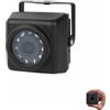 REVODATA HD 5MP IP65 impermeabile POE IP Mini Camera,940nm Invisibile 10pcs LED infrarossi visione notturna 3,6 millimetri lente interna/esterna sicurezza POE fotocamera H.265/H.264 (I704-3-P-HSV6)
