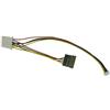 PicoPSU Mini-Box Cavo di prolunga per hard disk da 3.5 e 2.5 - 130 mm - Molex 4 poli e SATA - 5V DC